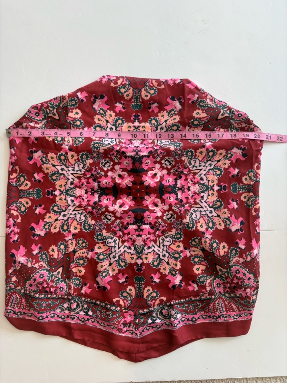 Free People Floral Tank in Dragonfruit XS NWT - Picture 5 of 5